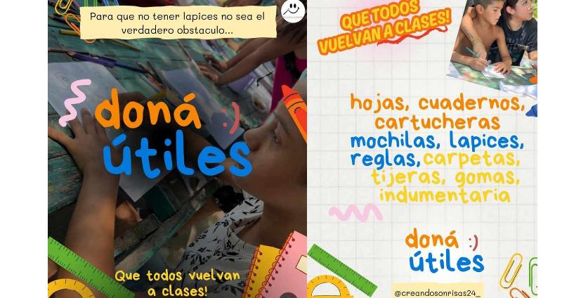 La Fundación 'Creando Sonrisas' lleva adelante la colecta 