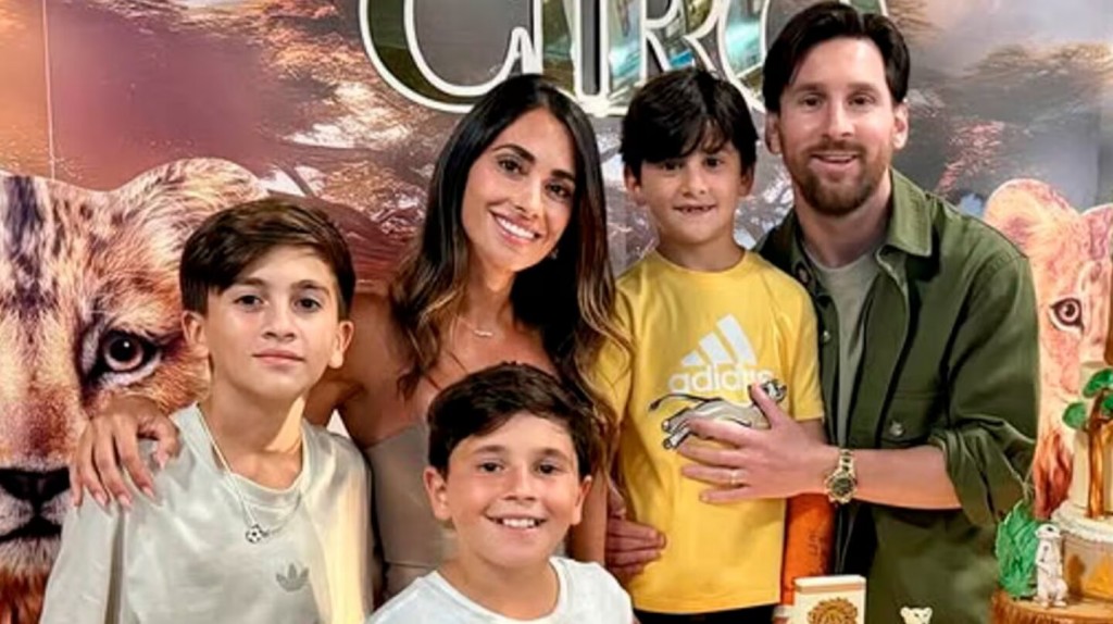 Ciro Messi festejó su cumple inspirado en la selva