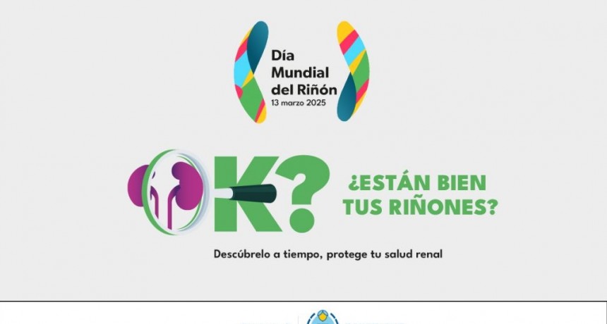 Conmemoran el Día Mundial del Riñón con un llamado a la prevención y diagnóstico temprano