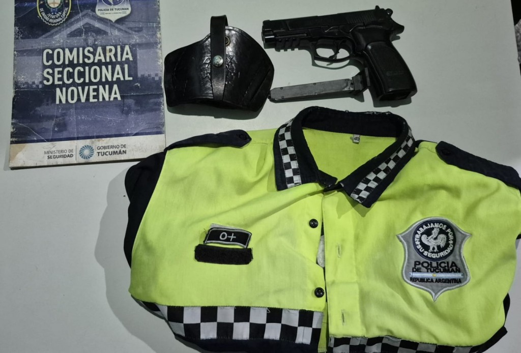 Intentaba hacerse pasar por policía en Villa Amalia y fue arrestado