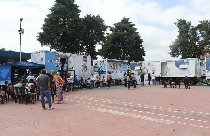 El hospital móvil llega al Predio Ferial Norte con atención integral y gratuita