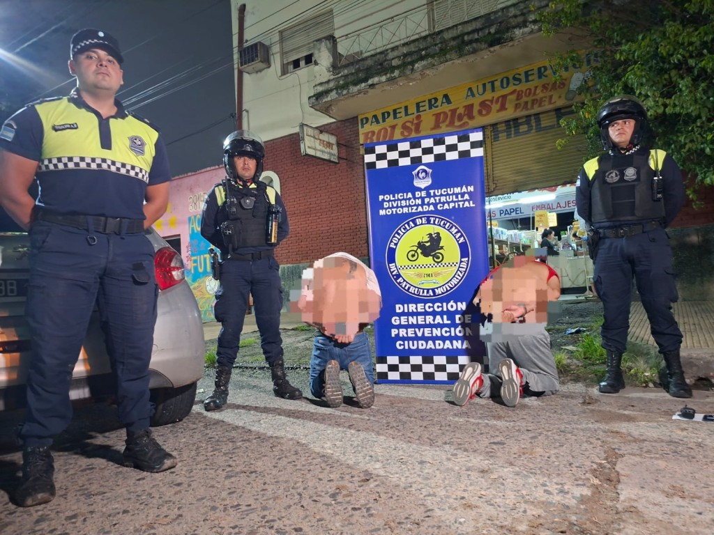 Despu&eacute;s de un robo dos delincuentes fueron atrapados con inhibidores