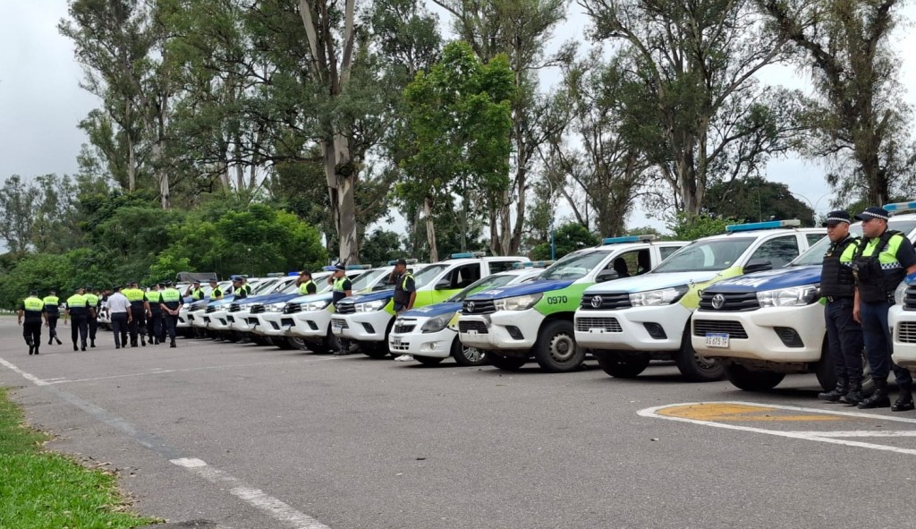 La Polic&iacute;a realiz&oacute; un megaoperativo en la capital para reforzar la seguridad