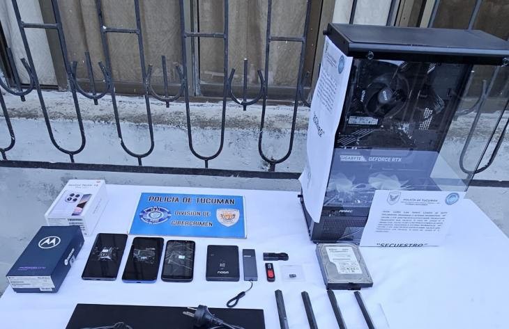 Secuestran evidencia relacionada a una ciber-estafa empresarial