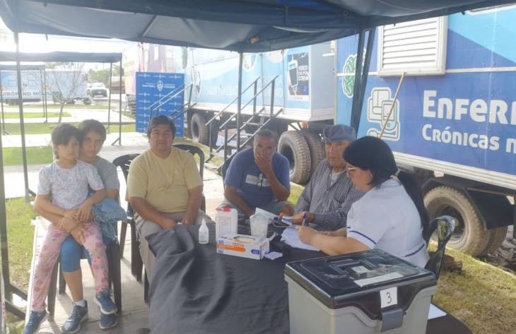 Este lunes y martes contin&uacute;a el operativo de salud en La Madrid