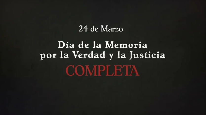 El video que difundi&oacute; el Gobierno a 50 a&ntilde;os del golpe de Estado