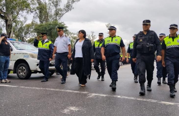 La Unidad Regional Capital recorre los barrios en un importante operativo