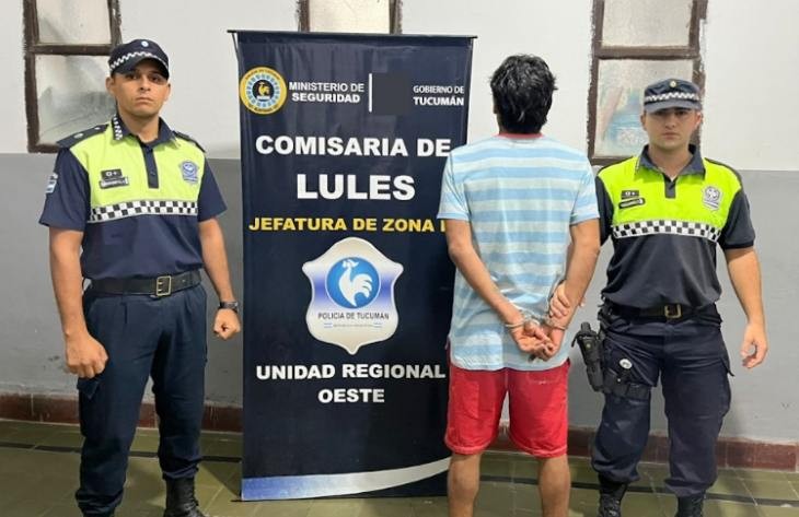 Aprehenden a un hombre vinculado a raid delictivo en Lules