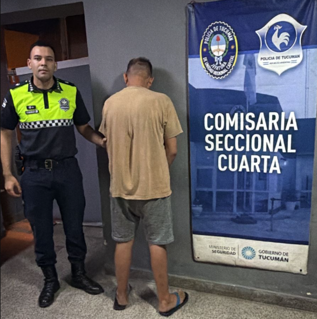 Lo detienen por herir a un vecino con un arma blanca 