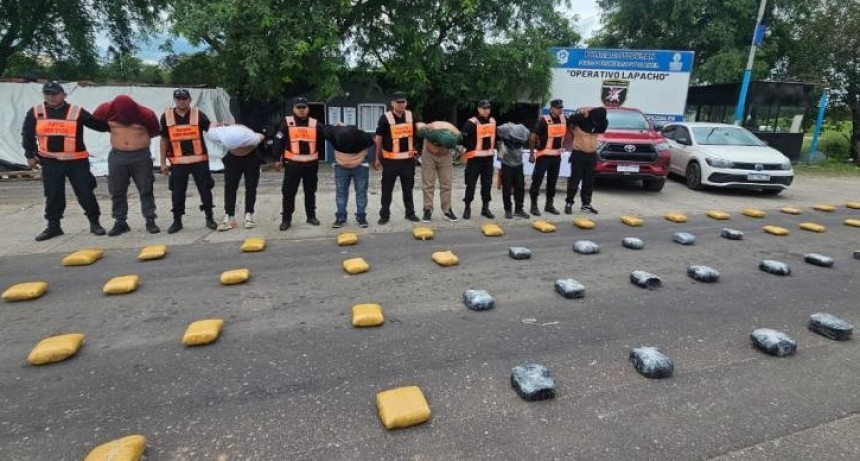 Operativo Lapacho: secuestran 203 kilos de marihuana y hay seis detenidos