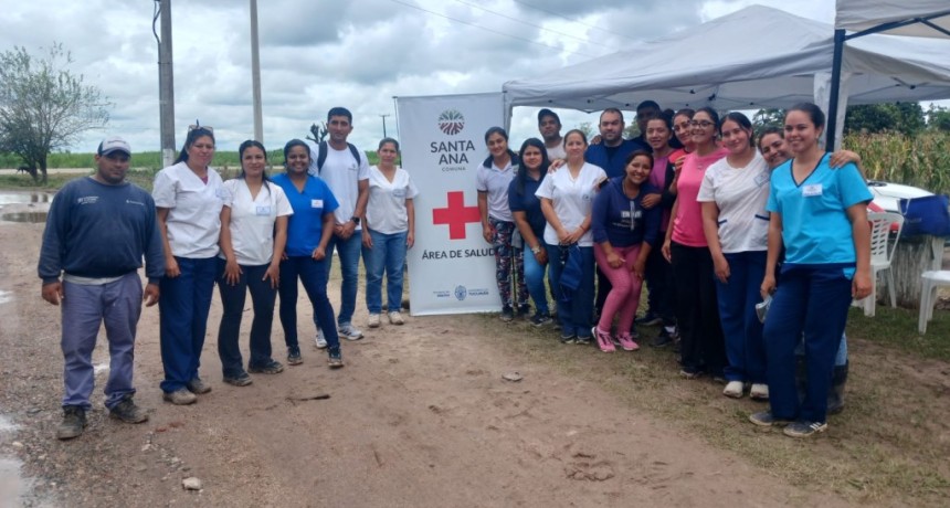 Salud despleg&oacute; asistencia integral tras las lluvias en el sur de la provincia