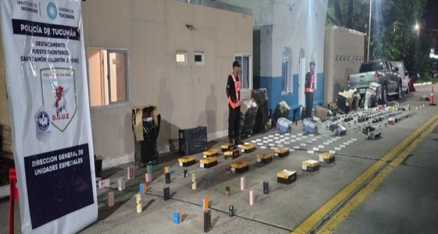 En un control fronterizo frenan el ingreso de mercader&iacute;a ilegal a Tucum&aacute;n