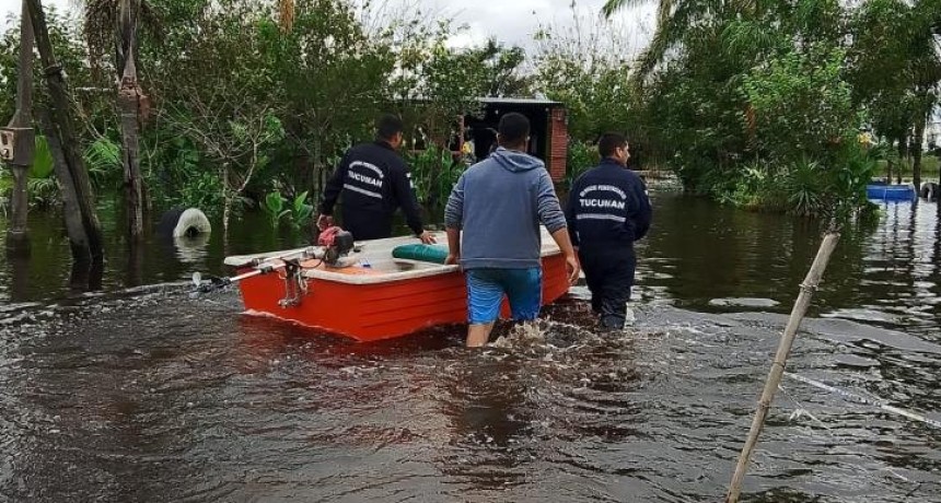 La Madrid: brigadistas penitenciarios colaboran en la asistencia a familias afectadas por el temporal