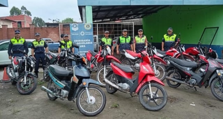 Allanamientos: secuestran 10 motos por picadas ilegales en Aguilares