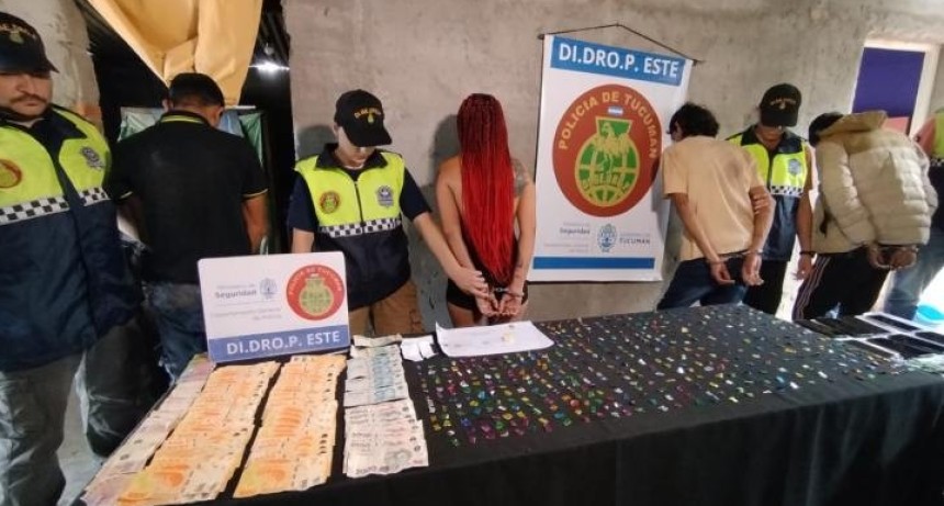 Con un megaoperativo, la DIGEDROP desactiv&oacute; varios kioscos de drogas