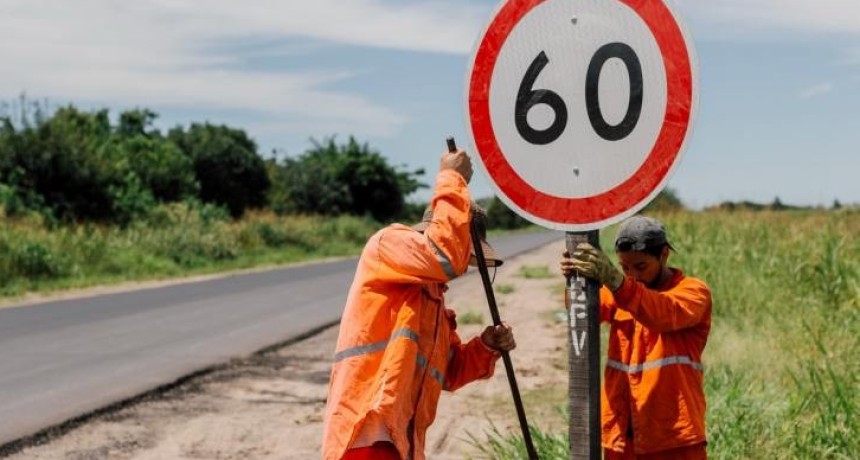 La repavimentaci&oacute;n de la Ruta 331 entra en su etapa final y se avanza con la se&ntilde;alizaci&oacute;n