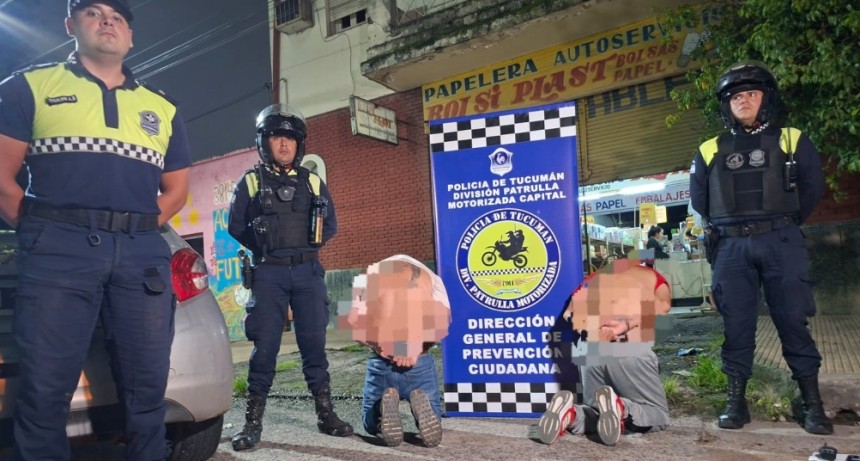 Despu&eacute;s de un robo dos delincuentes fueron atrapados con inhibidores
