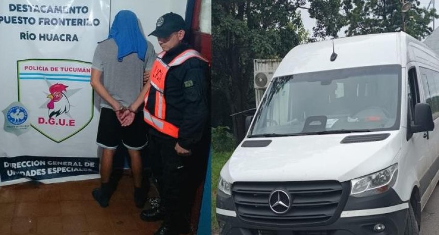 Atrapan a un pr&oacute;fugo en la frontera con Catamarca