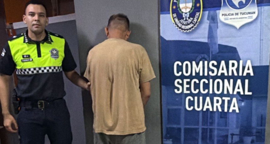 Lo detienen por herir a un vecino con un arma blanca 