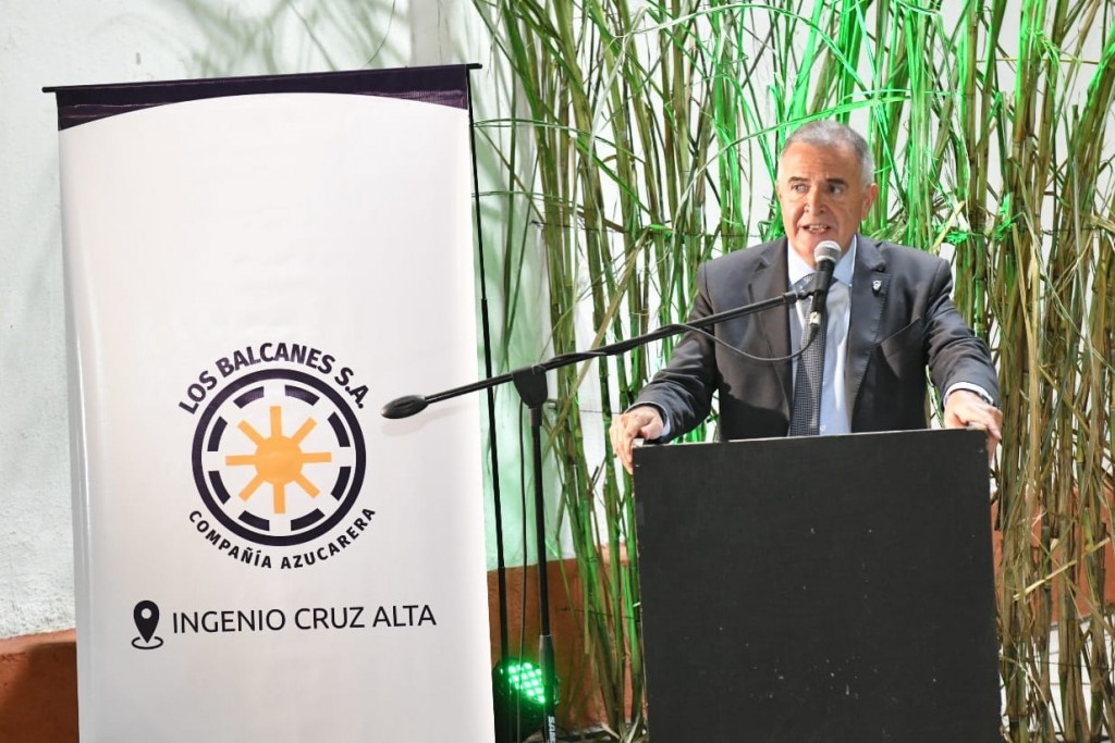 Con la presencia de Jaldo, el Ingenio Cruz Alta inició la zafra 2024
