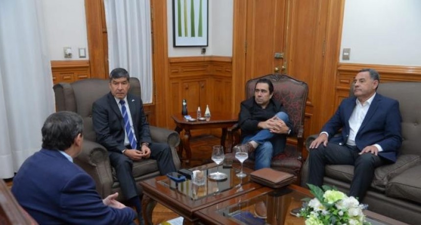 Acevedo mantuvo reuniones en Casa de Gobierno
