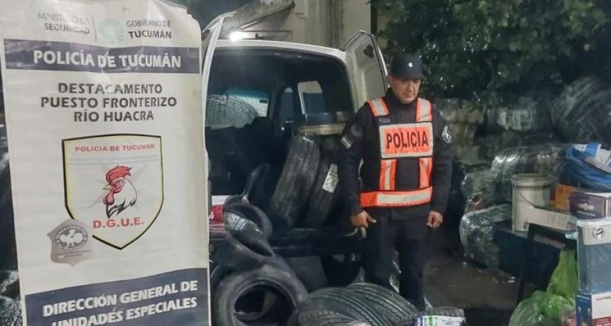 Lucha contra el contrabando: secuestran mercadería extranjera sin aval aduanero
