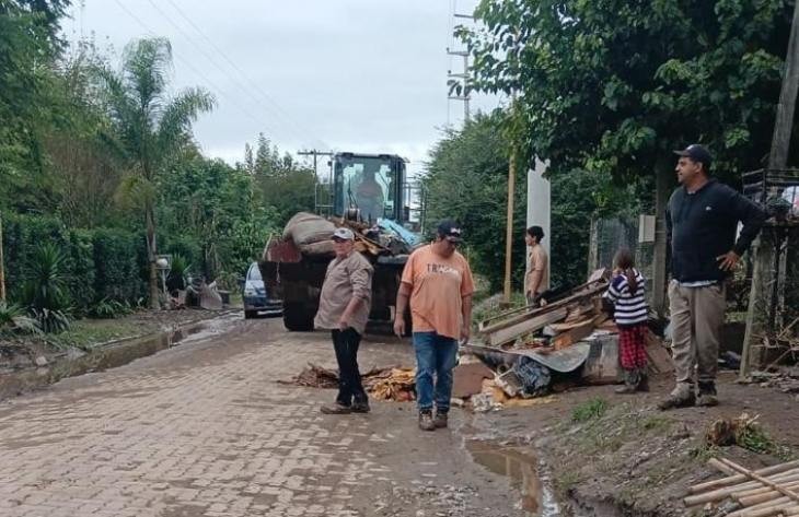 Aguilares: tras el temporal, la Provincia refuerza la asistencia y eval&uacute;a trabajos preventivos