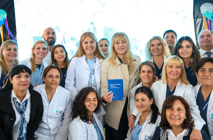 Chahla en el 1&ordm; aniversario de Casa Azul: "Esta es la segunda casa de 344 familias, donde reciben atenci&oacute;n, amor y cari&ntilde;o"