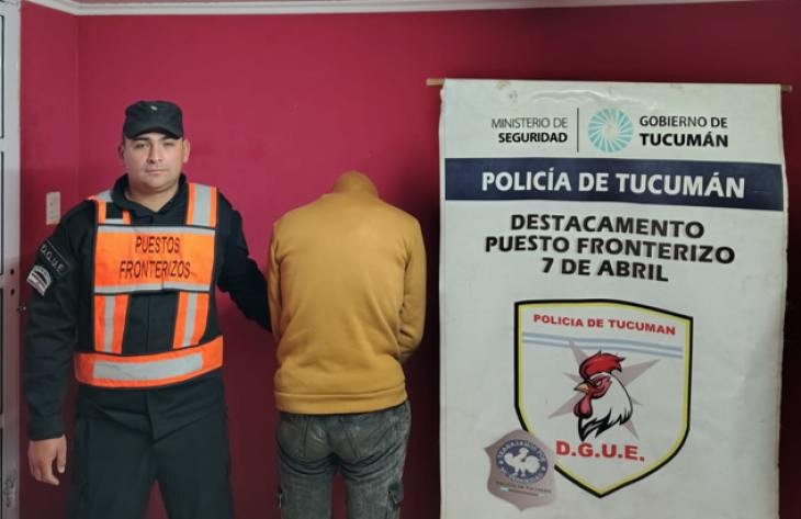Aprehendieron a un hombre por amenazas de muerte en el puesto fronterizo 7 de Abril