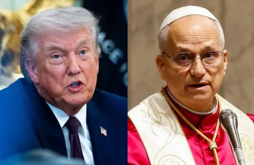 Fuerte cruce entre Donald Trump y el papa Le&oacute;n XIV