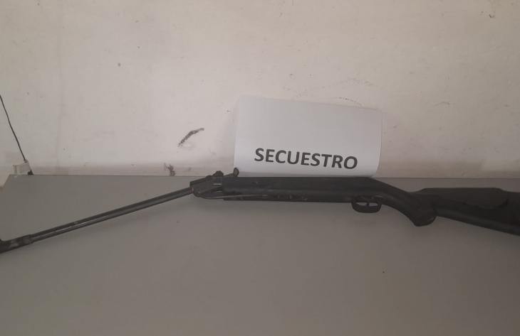 La polic&iacute;a asisti&oacute; a un ni&ntilde;o herido con un rifle de aire comprimido