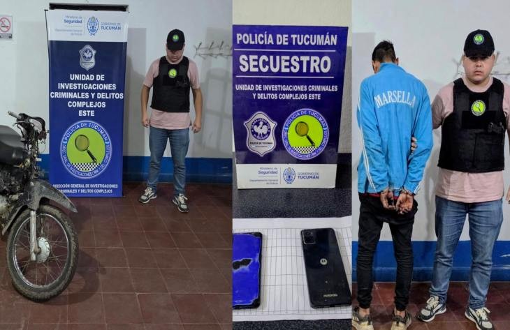 "Botella" fue aprehendido tras robarle a dos menores