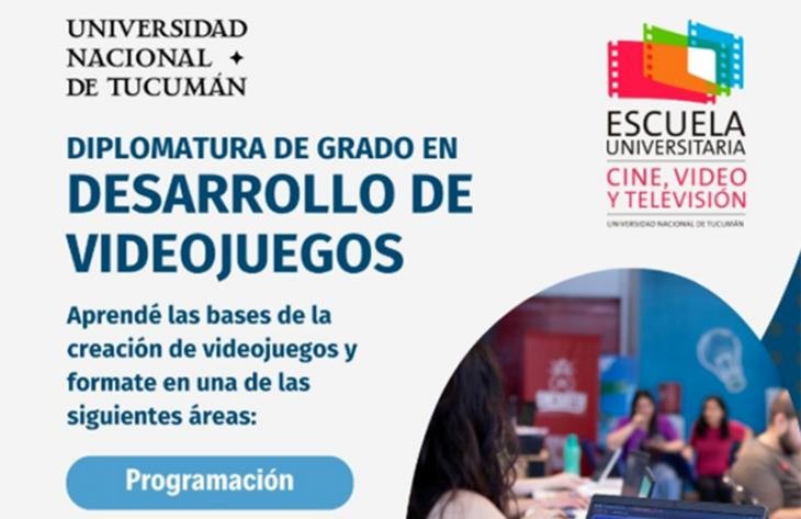 Abren la inscripci&oacute;n para la Diplomatura en Desarrollo de Videojuegos de la UNT