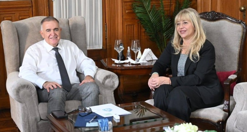 Jaldo y Chahla avanzan en gestiones para garantizar recursos municipales