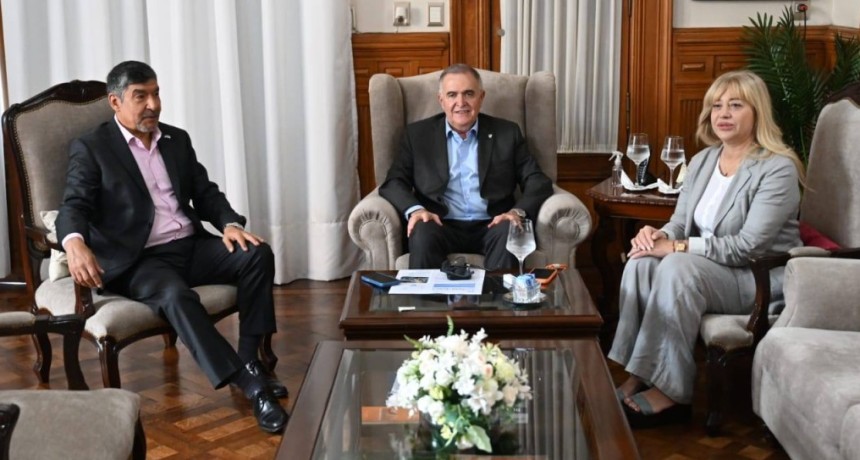 Jaldo, Acevedo y Chahla dialogaron sobre el desarrollo de obras comunitarias para los capitalinos