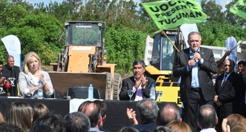 Jaldo y Chahla inician obra de desag&uuml;es por m&aacute;s de $1400 millones en el Barrio 360 Viviendas