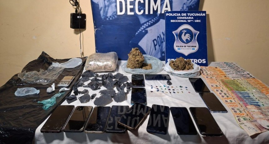 Villa 9 de Julio: secuestran casi dos kilos de marihuana y coca&iacute;na tras allanamientos 