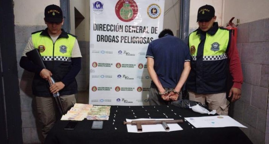Aprehenden a un hombre que estaba vendiendo droga