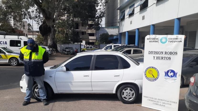 Recuperan un auto que utilizaban para robar con inhibidores de alarma