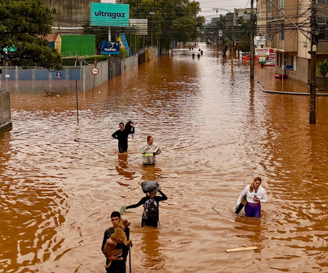 Brasil: crece el número de muertos por las inundaciones y anuncian más lluvias
