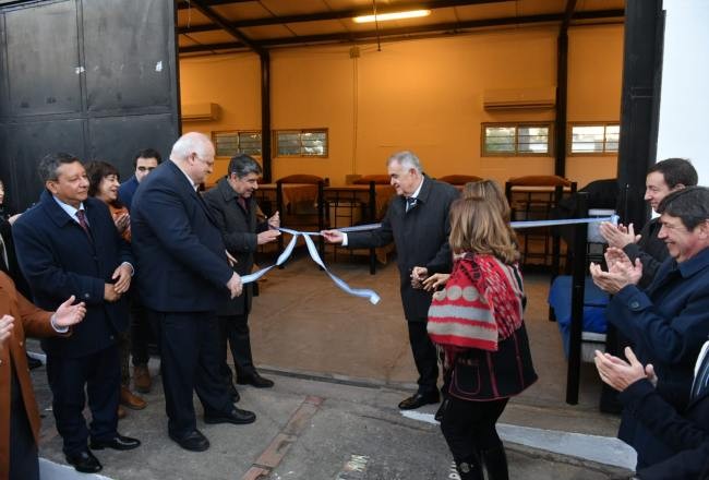 Jaldo dejó inaugurado un albergue para hombres y mujeres en situación de calle