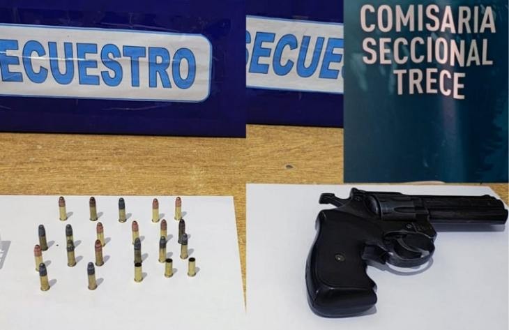 Allanamiento positivo tras una denuncia por amenazas