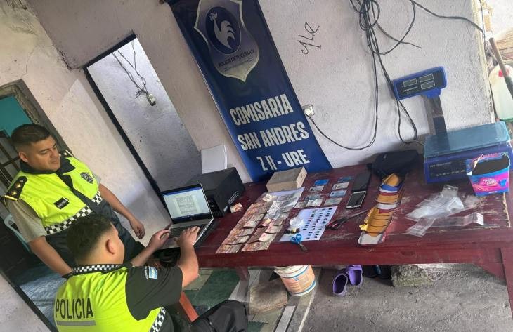 Secuestran pasta base en un domicilio de Los Vallistos