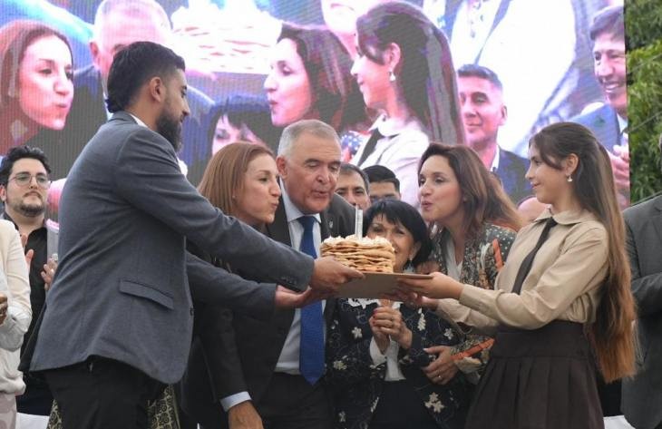 Jaldo participó del 33° aniversario del Colegio San José Obrero en Alderetes