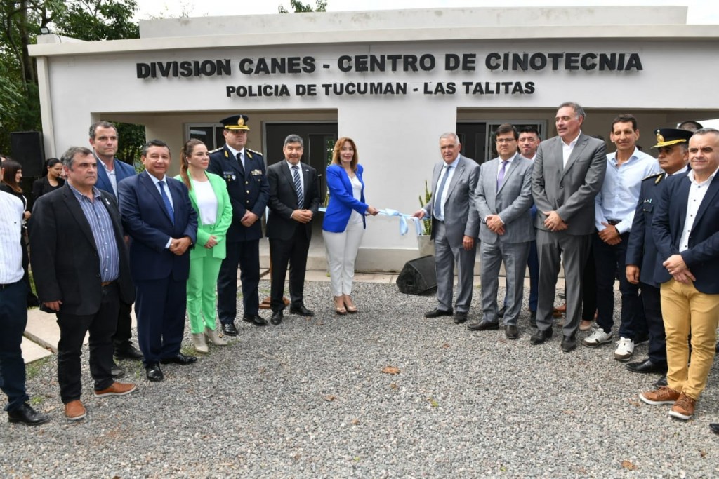 Fue inaugurado el nuevo Centro de Cinotecnia de la Policía en Las Talitas