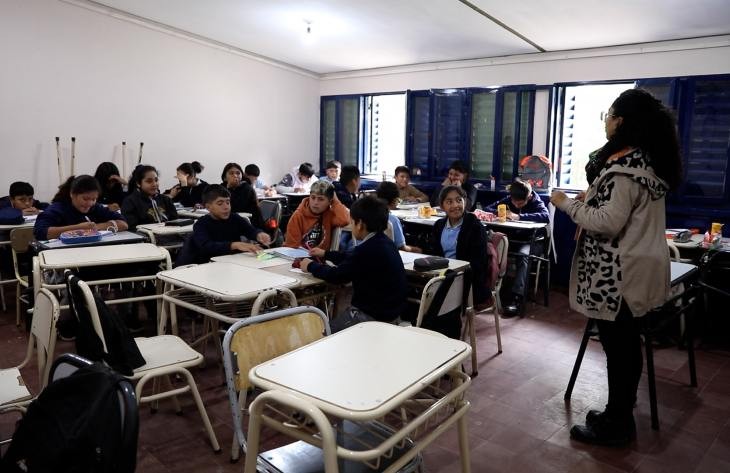 Educación acompañó la vuelta a clases presenciales de la Escuela Secundaria de San Pedro de Colalao