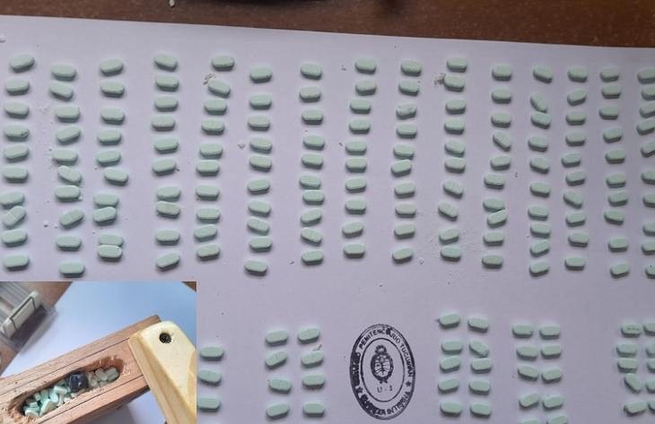 Incautan cerca de 200 comprimidos de ansiolíticos en el Penal de Concepción