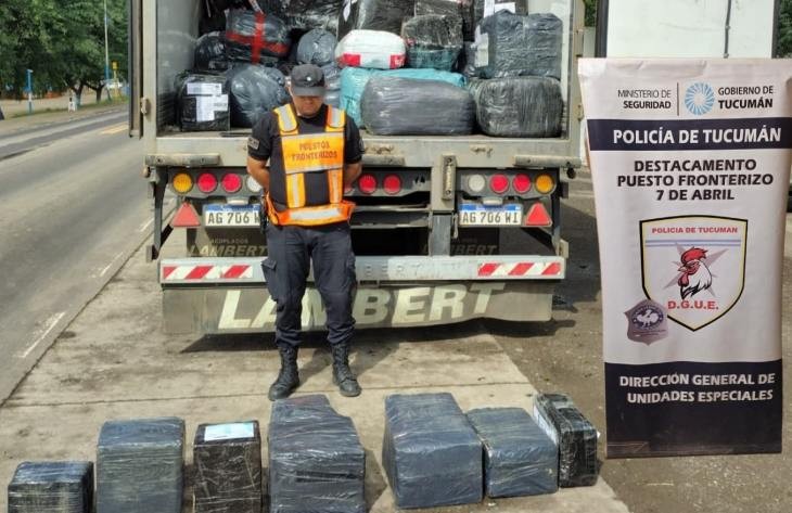 Secuestran 40 kilos de hojas de coca en controles fronterizos