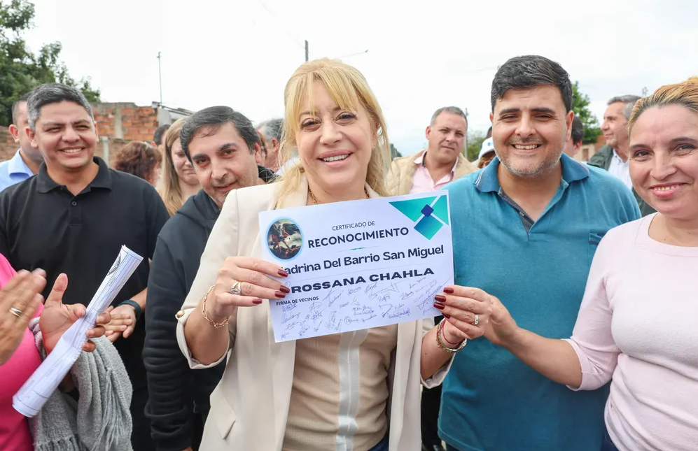 La intendente Chahla supervisó obras de pavimentación y urbanización en la zona suroeste de la capital
