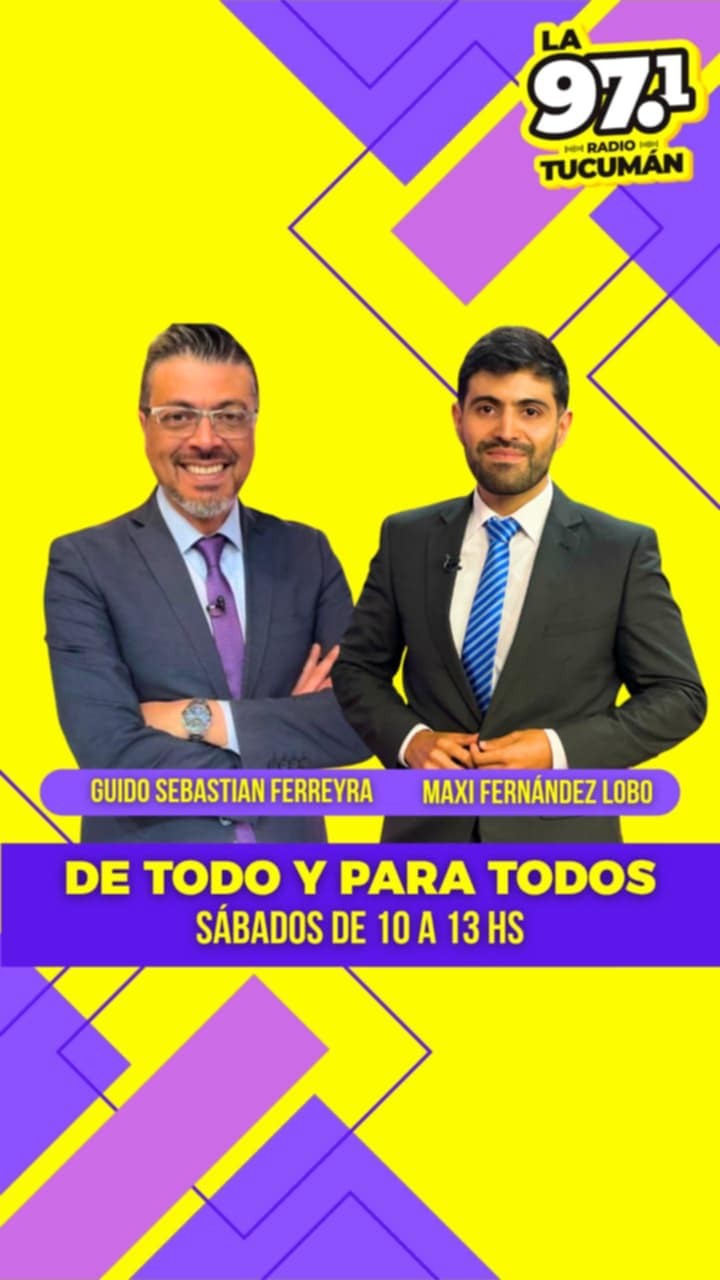 LLEGÁN A LA 97.1 "DE TODO Y PARA TODOS"